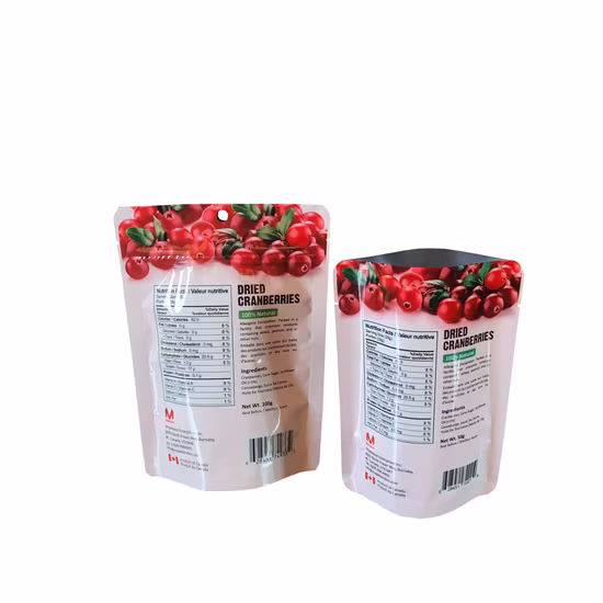 カスタマイズされた色のプラスチック包装袋の印刷ジッパートップは食品袋を立てます